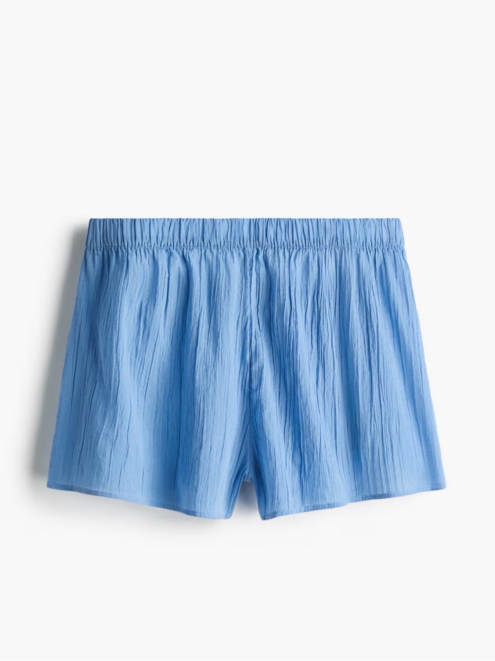 Women’s Light Blue Elastic Shorts